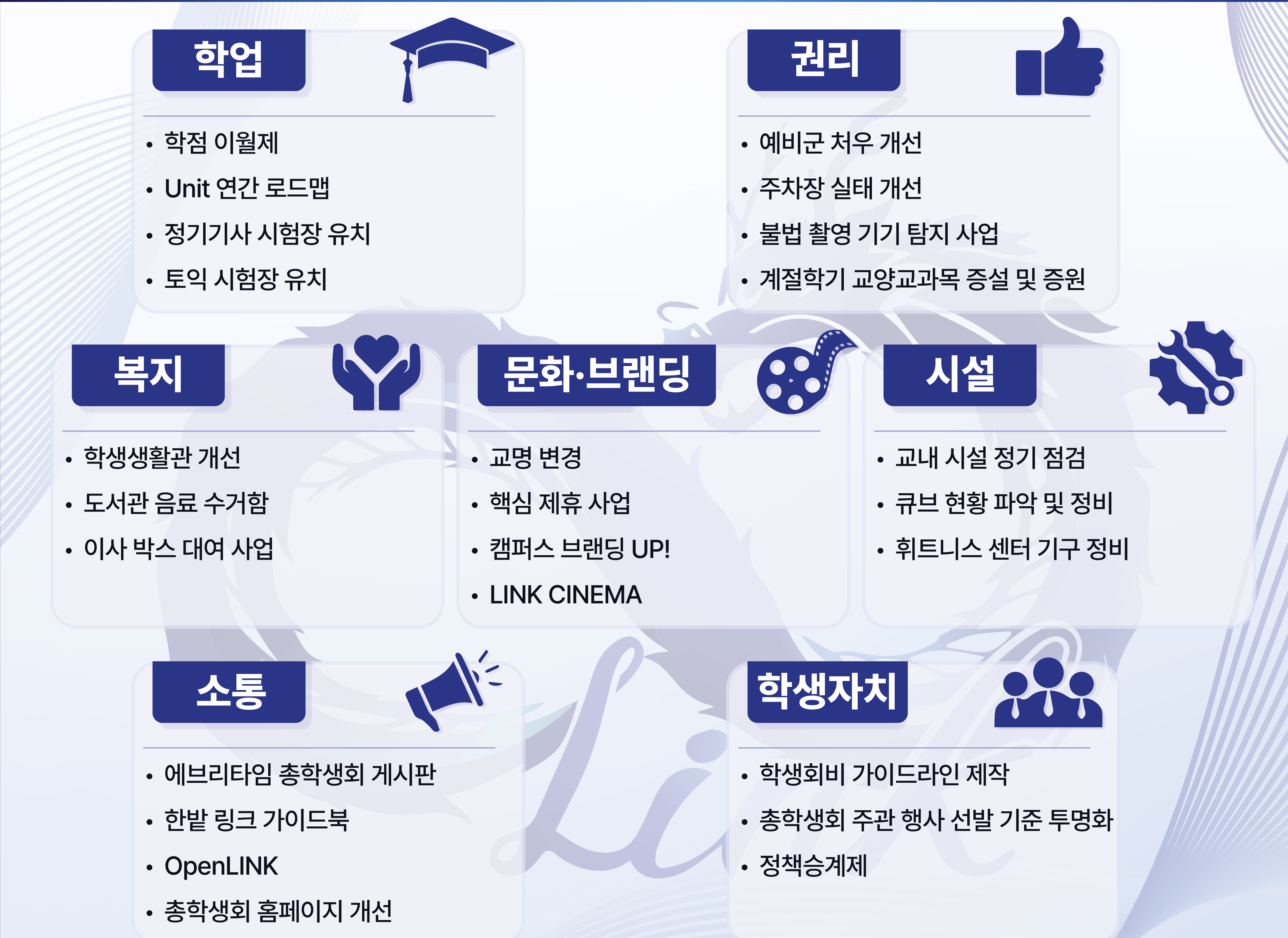 총학생회 FROM 공약사항