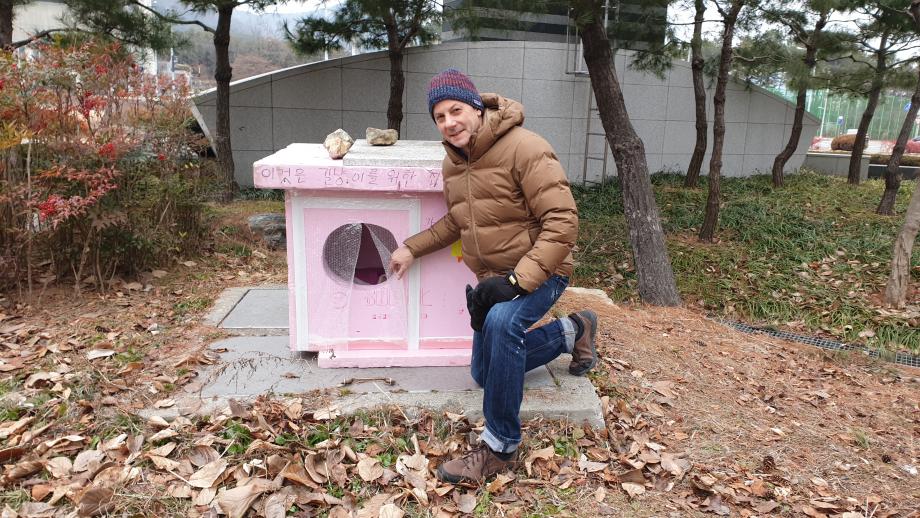 [시각디자인학과 폴포추나토 교수] 외국인 교수의 따스한 길냥이 사랑 이미지